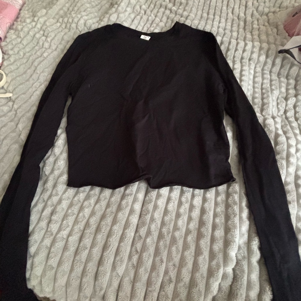 SHEIN Black Teen T-Shirt